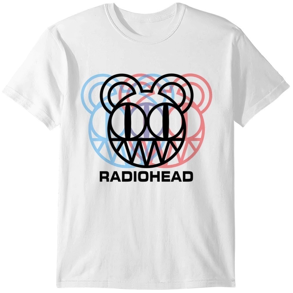 Radiohead Logo Dizzy Glitch Radiohead Tshirt